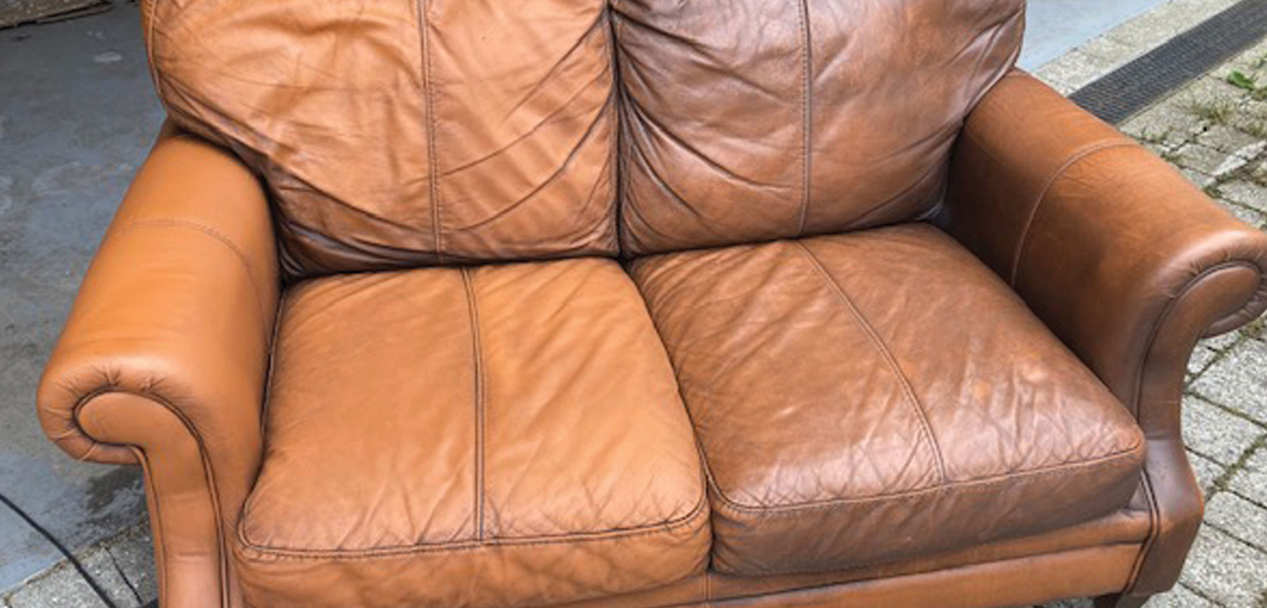 Leather furniture cleaning and renovation